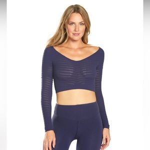 FREE PEOPLE Gone Adrift Seamless Long Sleeve Top